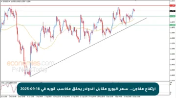 ارتفاع مفاجئ.. سعر اليورو مقابل الدولار يحقق مكاسب قوية في 16-09-2025